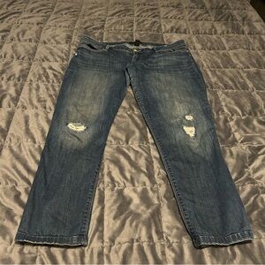 White House Black Market Cropped Jeans